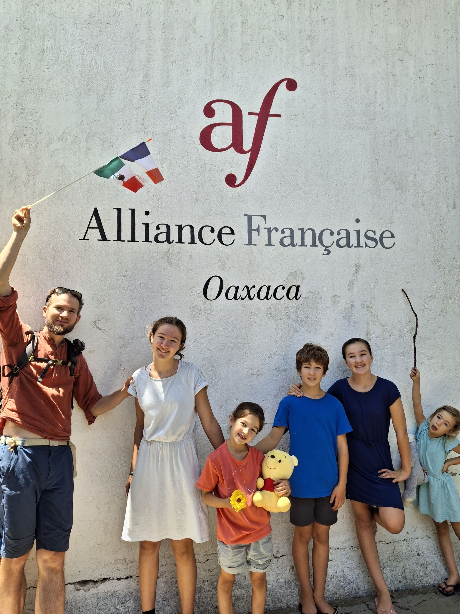 A la sortie de notre présentation