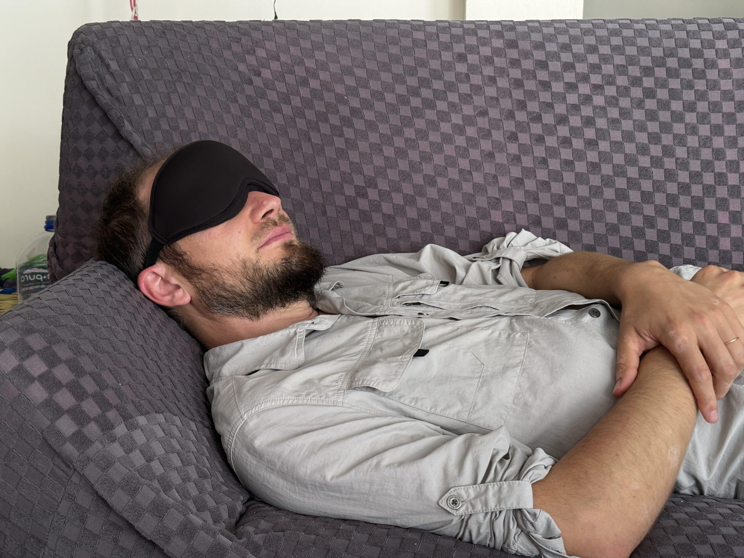 Le masque, notre atout sieste!