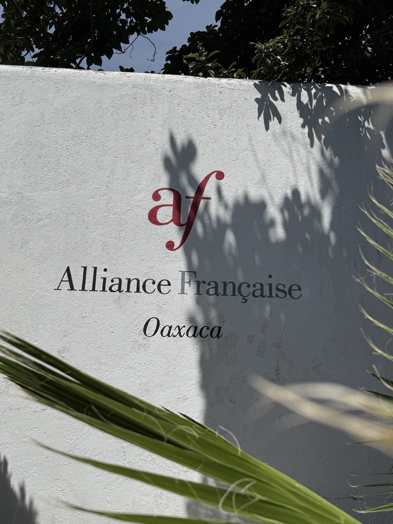 Façade de l’Alliance française à Oaxaca